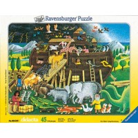 Ravensburger 06640 - Arche Noah, 45 Teile Rahmenpuzzle