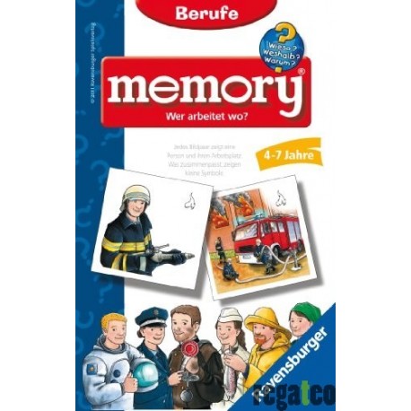 Ravensburger 23326 - WWW Wieso? Weshalb? Warum? Berufe memory® - Mitbringspiel