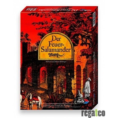 Noris Spiele 606106922 - Der Feuersalamander, Familienspiel