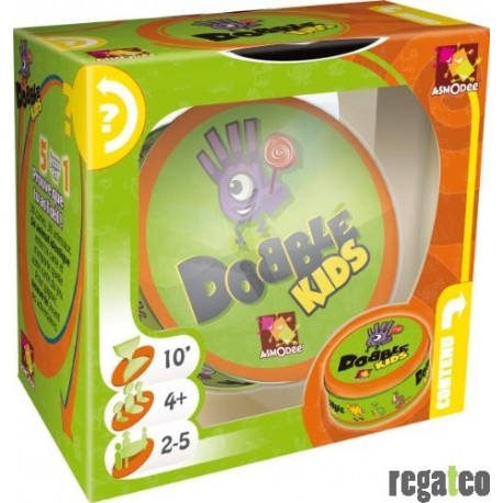 Asmodee 001769 - Dobble Kids, Reaktionsspiel