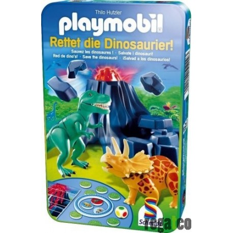 Schmidt Spiele 51229 - Playmobil, Rettet die Dinosaurier!