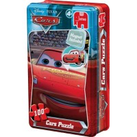 Jumbo 13819 - Cars - Puzzle in Tin inklusiv Magnet - 100 Teile