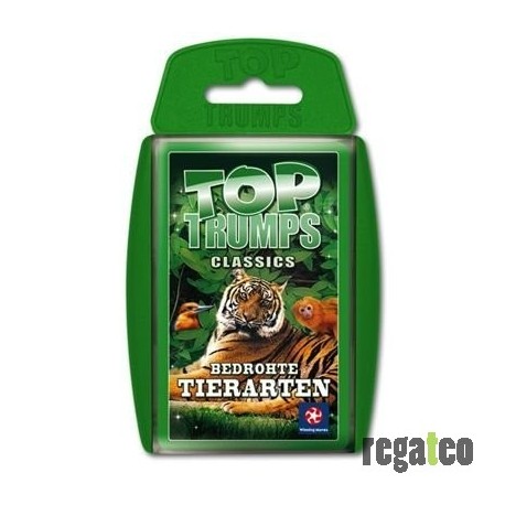 Winning Moves 60802 Top Trumps: Bedrohte Tierarten