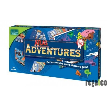 Atlas Adventures (Brettspiel auf Englisch, Französisch, Spanisch)