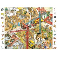 Ravensburger 09672 - Baustelle, 84 Teile Entdecker Puzzle