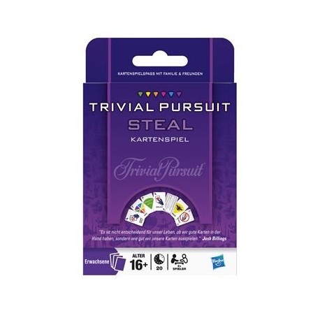 Hasbro 28677100 - Trivial Pursuit Steal Kartenspiel