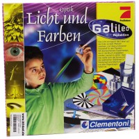 Clementoni - Galileo Licht und Farben Experimentierbox Optik