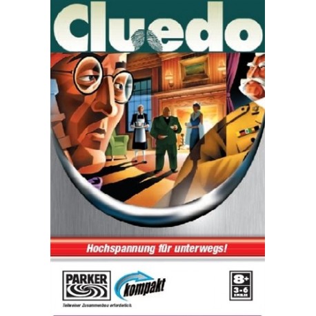 Hasbro 01330100 - Parker Cluedo kompakt