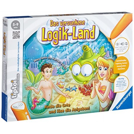 Ravensburger 00526 - Tiptoi: Das versunkene Logik-Land (ohne Stift)