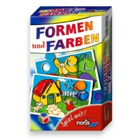 Noris Spiele 606094218 - Formen & Farben, Reise- und Mitbringspiel