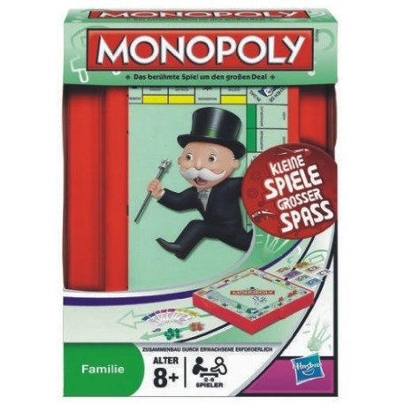 Hasbro 29188100 - Monopoly Kompakt - Reisespiel