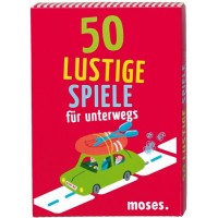 Moses Verlag 21031 - 50 lustige Spiele für unterwegs