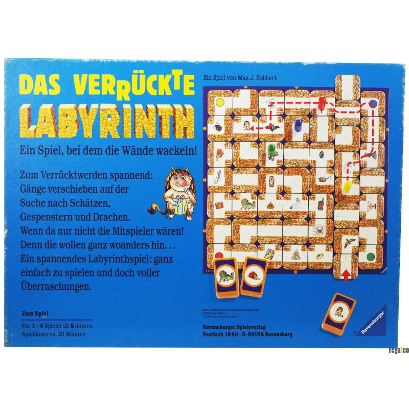01094 kaufen Labyrinth Regateo - Das Ravensburger - verrückte - Brettspiele gebrauchte