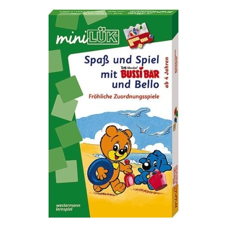 miniLÜK-Set: Spaß und Spiel mit Bussi Bär und Bello: Fröhliche Zuordnungspiele für Kinder ab 4 Jahren