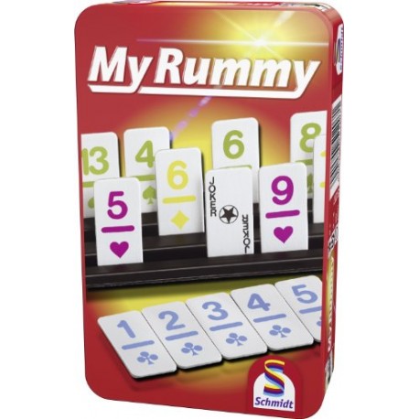 Schmidt Spiele 51207 - MyRummy in der Metalldose