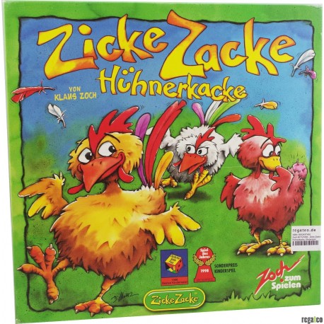 Zoch 601121800 - Zicke Zacke Hühnerkacke, Kinderspiel