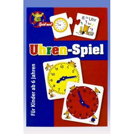 Spiel Mal-Uhren-Spiel-Lernspiel-My first Clock