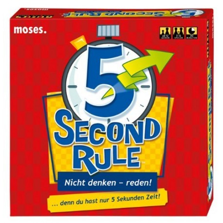 moses. 90126 - 5 Second Rule - Nicht denken, reden