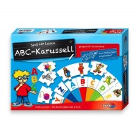 Noris Spiele 606076151 - ABC Karusell, Kinderspiel