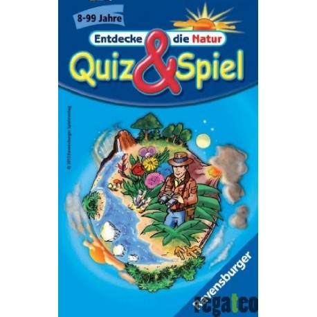 Ravensburger 23306 - Quiz & Spiel: Entdecke die Natur - Mitbringspiel