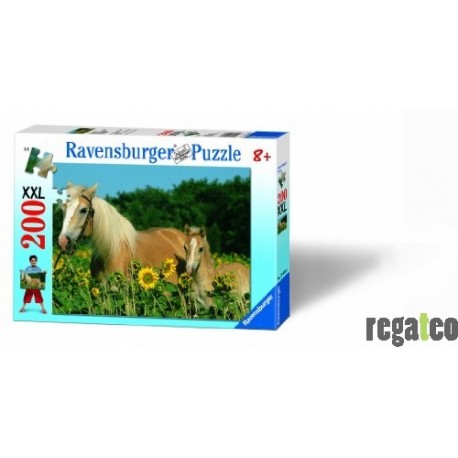 Ravensburger 12628 - Pferdeglück - 200 Teile XXL Puzzle