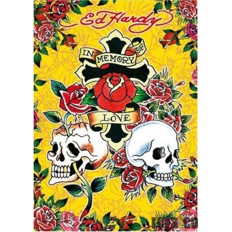 Ravensburger 191727 - Ed Hardy, In Memory of Love - 1000 Teile Puzzle