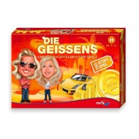 Noris Spiele 606920096 - Die Geissens, Eine schrecklich glamouröse Familie, Familienspiel