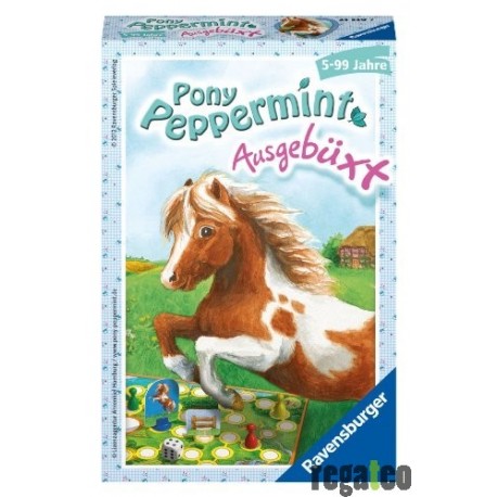 Ravensburger 23339 - Pony Peppermint: Ausgebüxt! - Mitbringspiel