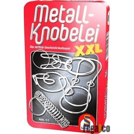 Schmidt Spiele 51234 Metall-Knobelei XXL in schöner Metalldose