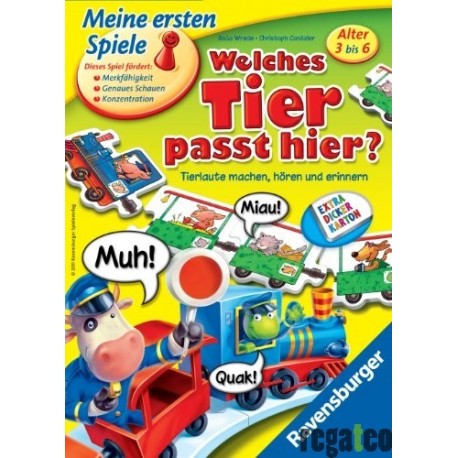 Ravensburger 21423 - Kinderspiel Welches Tier passt hier?"