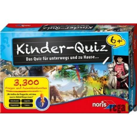 Noris Spiele 606013596 - Kinderquiz ab 6 Jahren, Kinderspiel