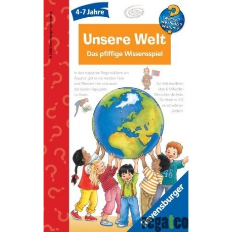 Ravensburger 23262 - Wieso? Weshalb? Warum? Unsere Welt - Mitbringspiel