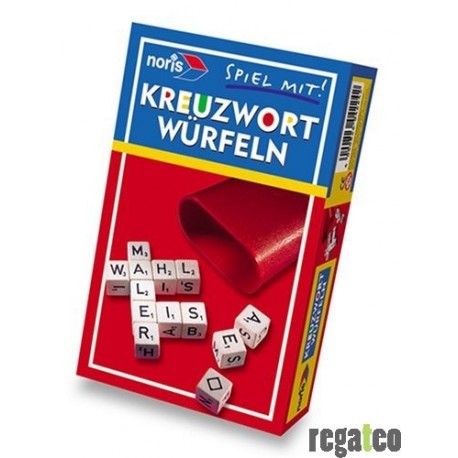 Noris Spiele 606094224 - Kreuzwortwürfeln, Reise- und Mitbringspiel