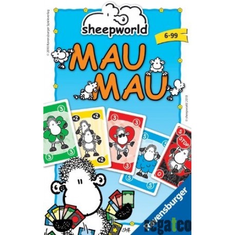 Ravensburger 23303 - sheepworld: Mau Mau - Mitbringspiel