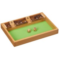 Philos 3119 - Shut The Box 9er, Würfelspiel, Klappenspiel